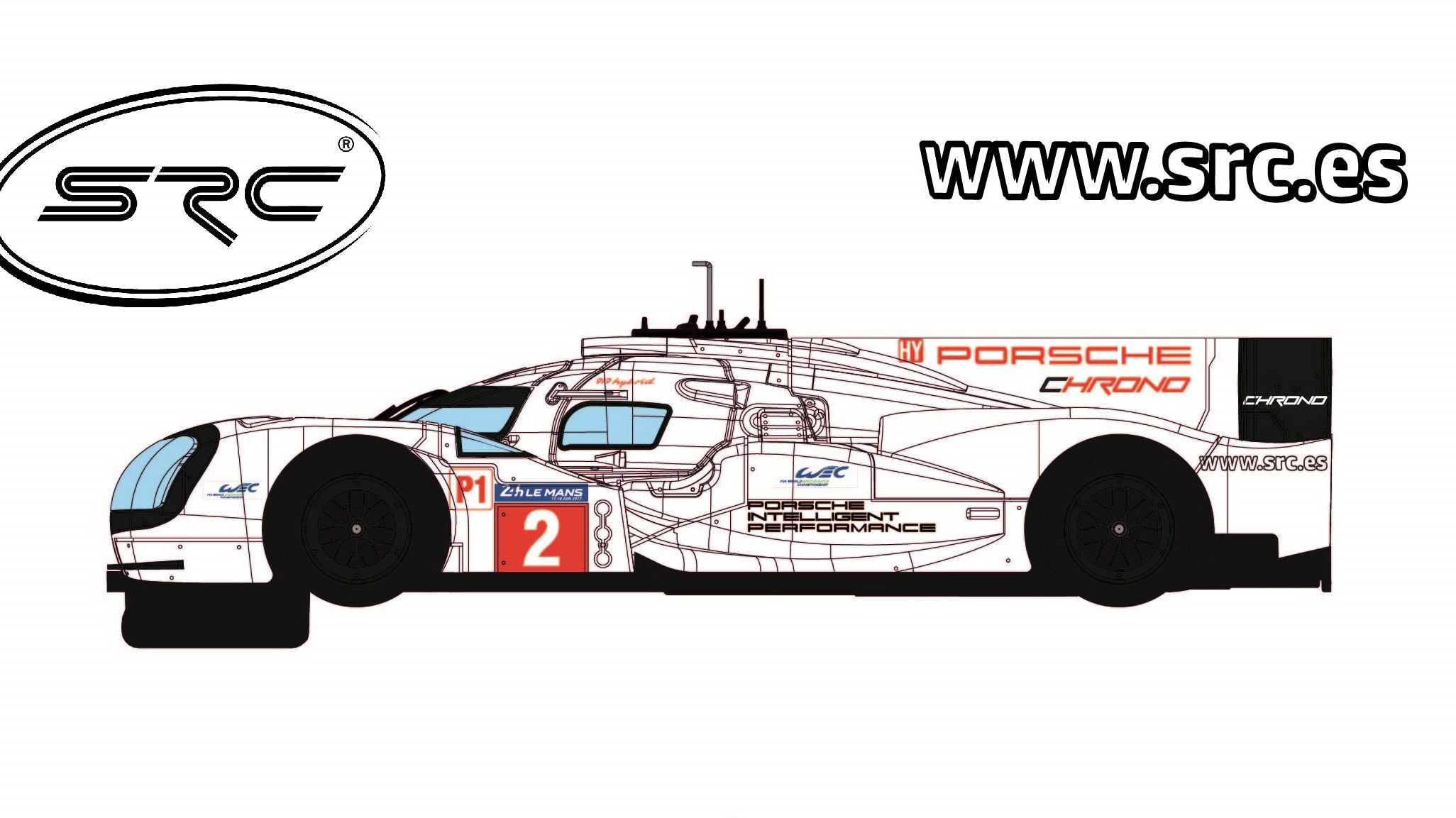 COLOCACIÓN CALCAS PORSCHE LMP1 KIT CHRONO