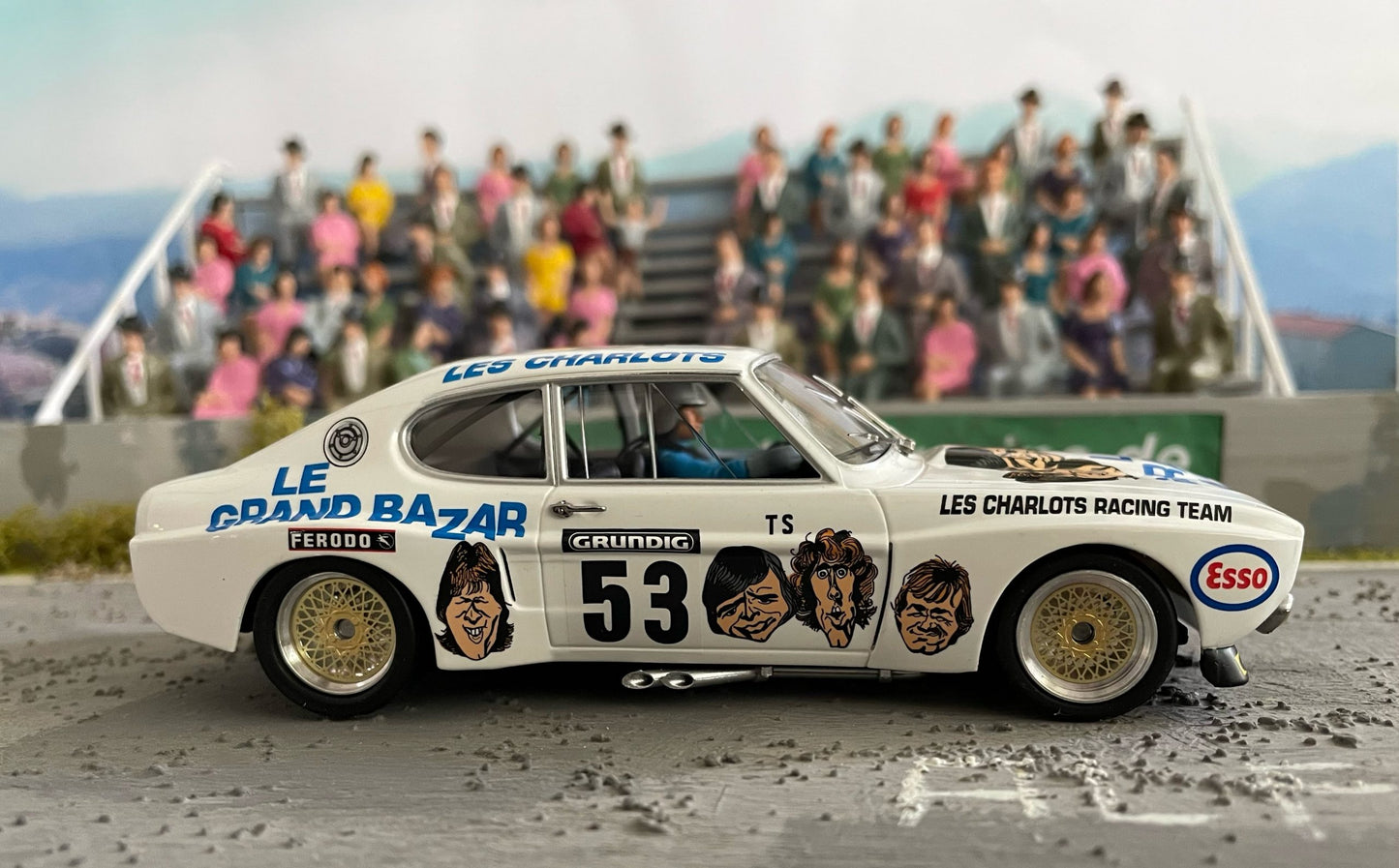 Ford Capri 2600 LV Tour de France 1973 #53 Rouget Circuito
