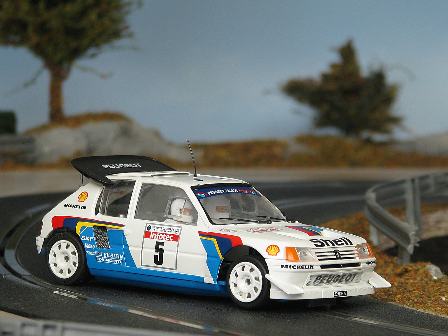 Peugeot 205 T16 Evo2 SABY Tour de Corse Nr. 5 Chrono